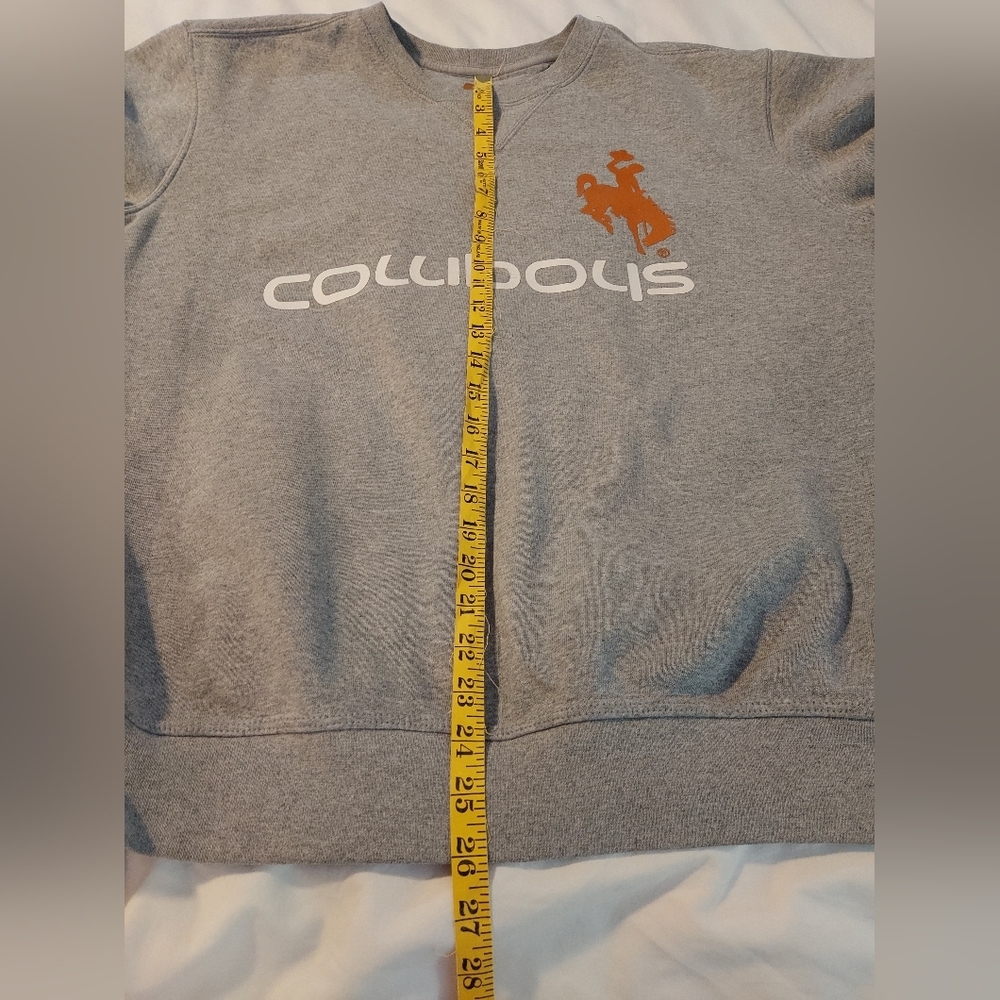 Carhartt Oklahoma State OSU Cowboys Gray Midweight Crewneck Sweatshirt - M - Picture 7 of 8